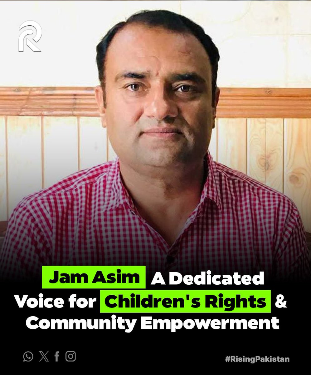 DailyNewsDotCom's tweet photo. Championing education, child protection, and community empowerment.

Jam Asim, Child Protection &amp; Case Management Expert, committed to safeguarding children’s rights and advancing sustainable community development in Punjab.

#TheRisingPakistan #JamAsim #ChildProtection https://t.co/ylWm3GQYbo