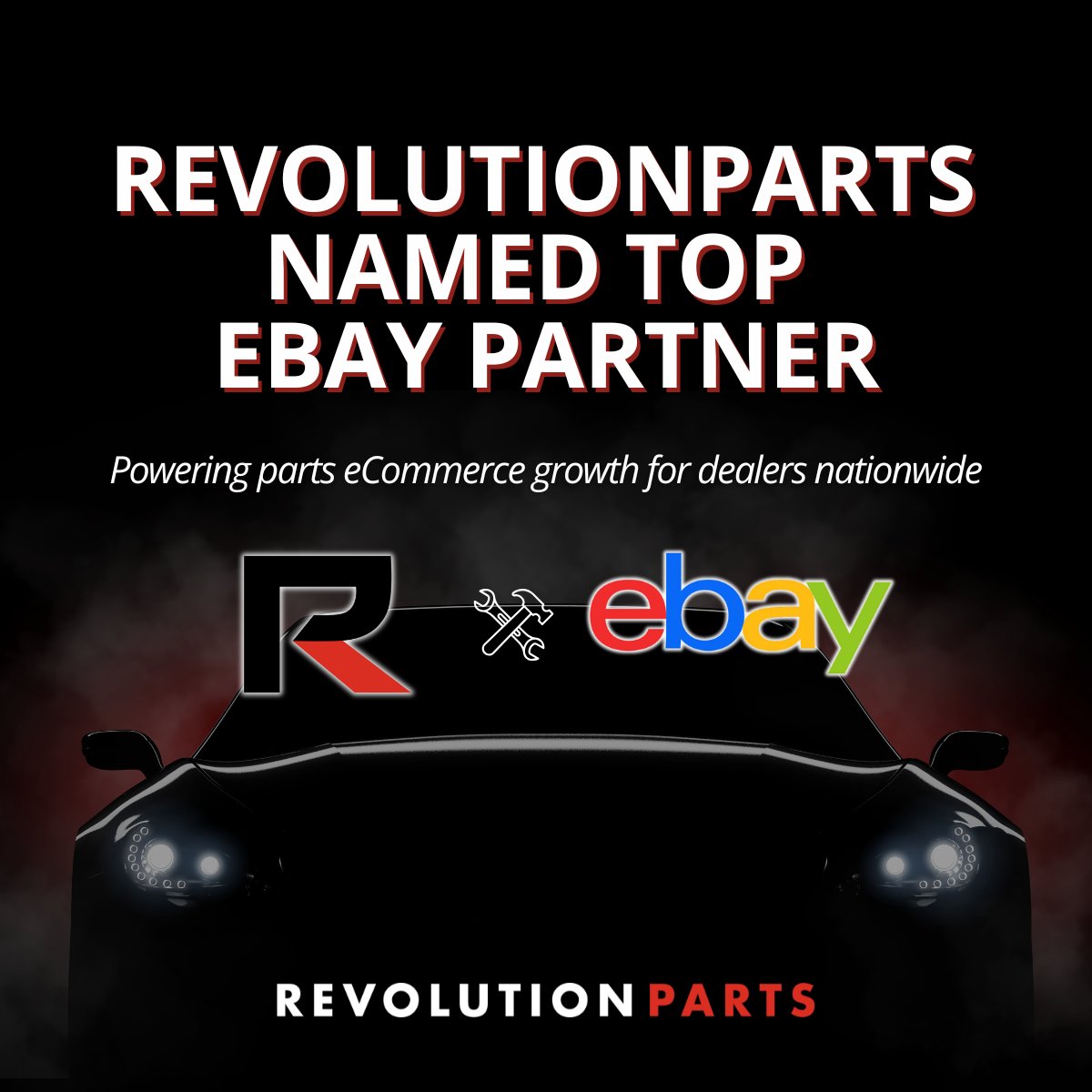 revolutionparts's tweet image. Big News! We're thrilled to share that RevolutionParts has been named a Top eBay Partner in New OEM Parts Sales and invited to join the 2026 eBay Partner Advisory Board.

Full press release here: bit.ly/4kKjOpj

#eCommerce #AutoParts #OEMParts #RevolutionParts #eBay