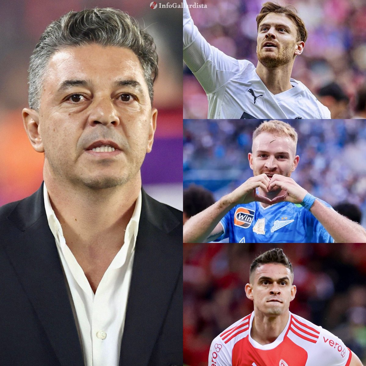 InfoGallardista's tweet image. ‼️🐔 | RIVER INTENTÓ TRAER A TRES 9 Y NO PUDO AVANZAR CON NINGUNO ⛔️

⏩️ No es que no haya centrodelanteros en el mercado: Gallardo llamó a LUCAS BELTRÁN (20/12/25), preguntó por LUCIANO GONDOU (tasado en U$S 10 MILLONES) y también por RAFAEL SANTOS BORRÉ. Ninguna gestión…