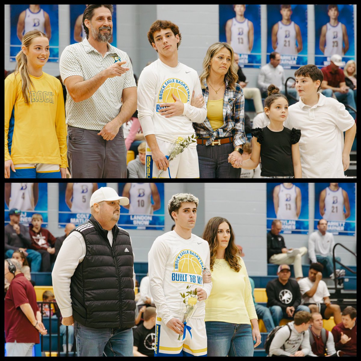 HoopsBrock's tweet photo. 🎓 Senior Night was a Success with a Dominating Win over Brownwood. 

Lots of emotions for our Seniors and Families. We will def miss you guys!! 

Thank you for the AMAZING YEARS of Brock Basketball!!!

#2 Wade Doherty
#3 Brayden Hamel
#5 Colt Matlock 
#21 Barrett Barner
#32 Will McGee 
#33 Jacoby Boxell 

Lets finish the season BROCK STRONG!!!!

#BrockMBB | @BrockAthletics 

📸 @flicks_by_bk
