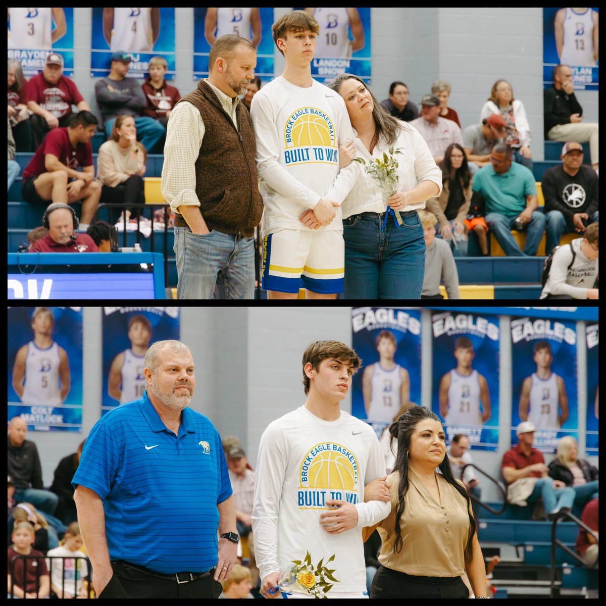 HoopsBrock's tweet photo. 🎓 Senior Night was a Success with a Dominating Win over Brownwood. 

Lots of emotions for our Seniors and Families. We will def miss you guys!! 

Thank you for the AMAZING YEARS of Brock Basketball!!!

#2 Wade Doherty
#3 Brayden Hamel
#5 Colt Matlock 
#21 Barrett Barner
#32 Will McGee 
#33 Jacoby Boxell 

Lets finish the season BROCK STRONG!!!!

#BrockMBB | @BrockAthletics 

📸 @flicks_by_bk