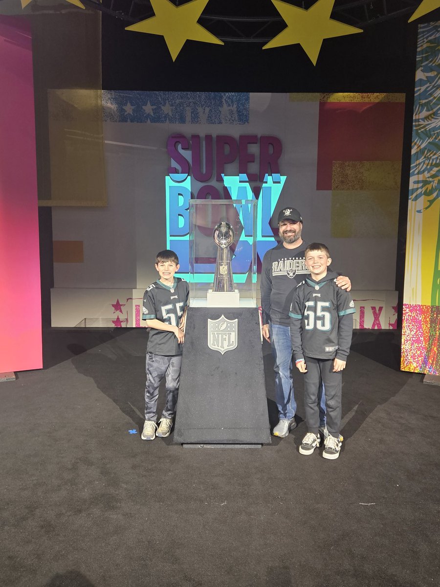 CRBUKE's tweet photo. Superbowl experience in downtown SF, some of the best photos. I went 10 years ago with the madden team. This time I went with my boys, it was so much bigger this time around. The kids had a blast. 
#SuperBowl2026 https://t.co/EUJx0NEhmb