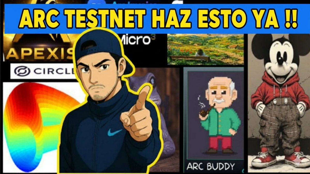 🚀 ¡ARC TESTNET: HAZ ESTO YA! 🚀 No pierdas tiempo y empieza a farmear este airdrop antes de que sea tarde. 💎✨ Te explico el paso a paso para dominar la red y asegurar tu lugar. 🛠️📈 Mira el video completo aquí:
youtu.be/i_4iUe1UK7k