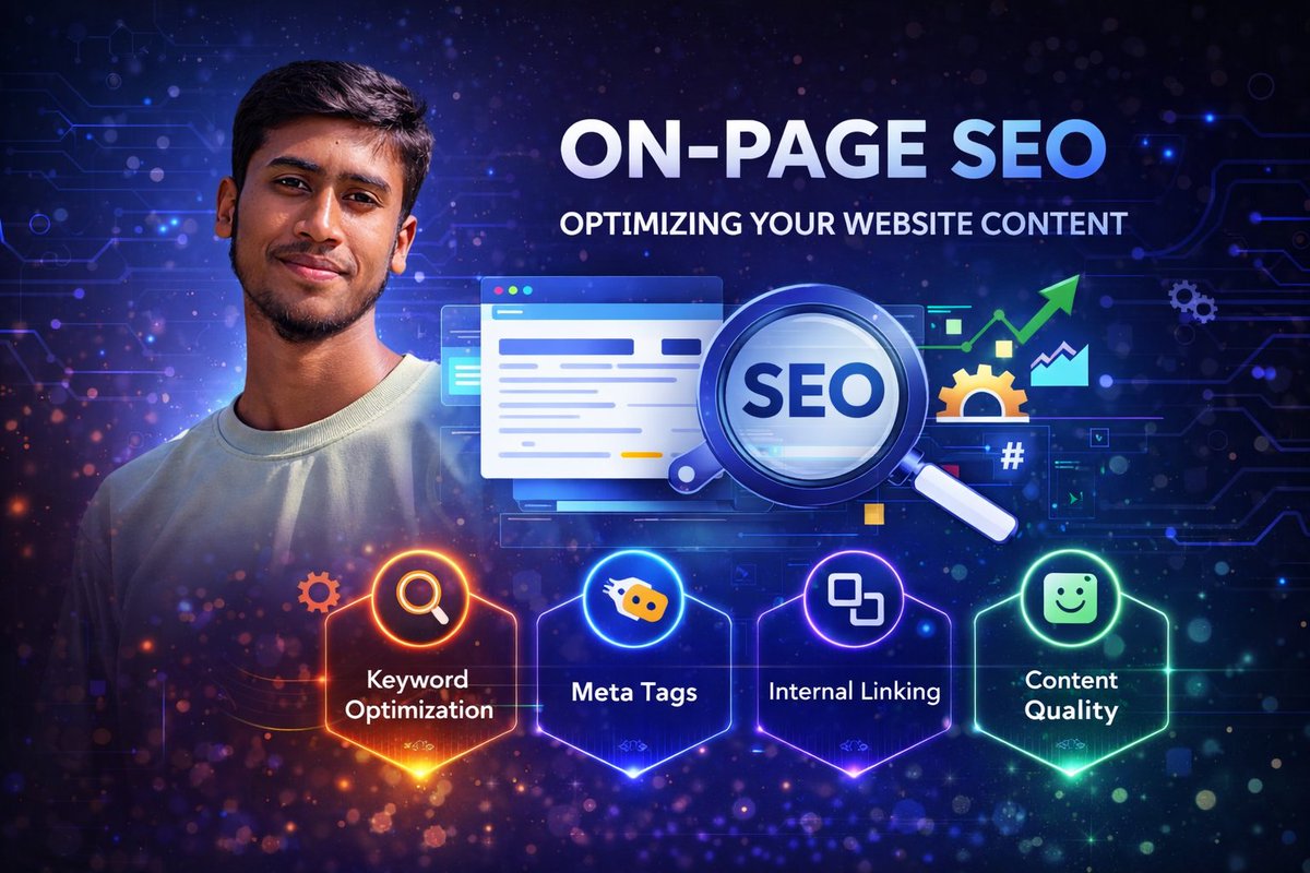 itssaiful_pro's tweet photo. 🚀 Want higher Google rankings?
I provide professional On-Page SEO–keyword optimization, meta tags, internal linking &amp; content improvement.
More traffic. More visibility. More sales. 
Let’s grow your business the smart way.
📲 WhatsApp: https://t.co/O1eN2chqpT�
#SEO #marketing https://t.co/ImIcNJ7Aek