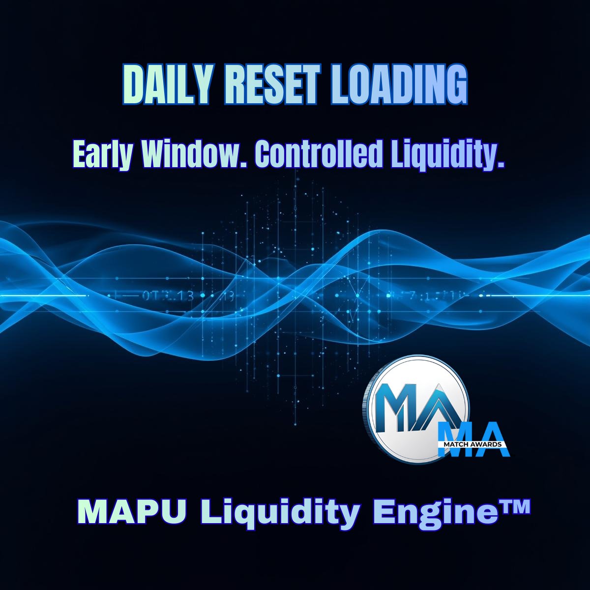 AITWebHosting's tweet image. ⏳ DAILY RESET LOADING

MAPU opens today under controlled liquidity conditions.

Early windows historically see the cleanest fills — before volume pressure accelerates.

Positioning starts before the crowd notices.

🔗 matchawards.com/MAPU

#MAPU #DailyReset #LiquidityEngine