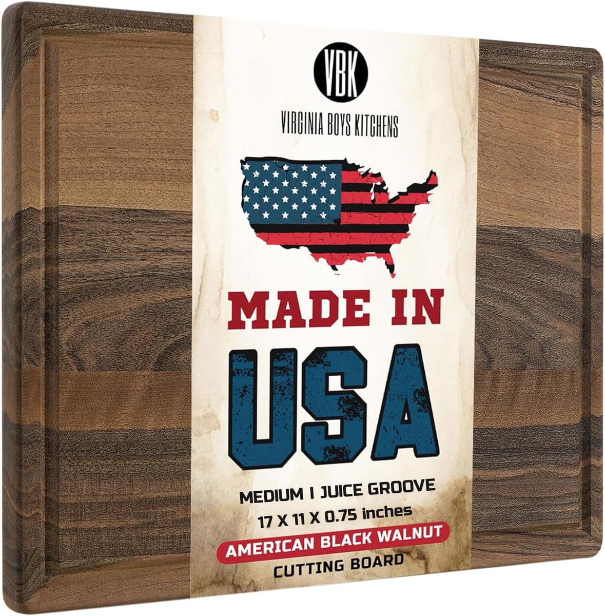 TheTrendy_Times's tweet image. 19% Off
Made in USA Black Walnut Wood Cutting Board by Virginia Boys Kitchens - Butcher Block Wooden Carving Board with Juice Well made from Sustainable Hardwood (17x11)
#cuttingboard #kitchengadgets #woodencarvingboard #AmazonDeals #AmazonFinds 
amzn.to/4kzvtXN