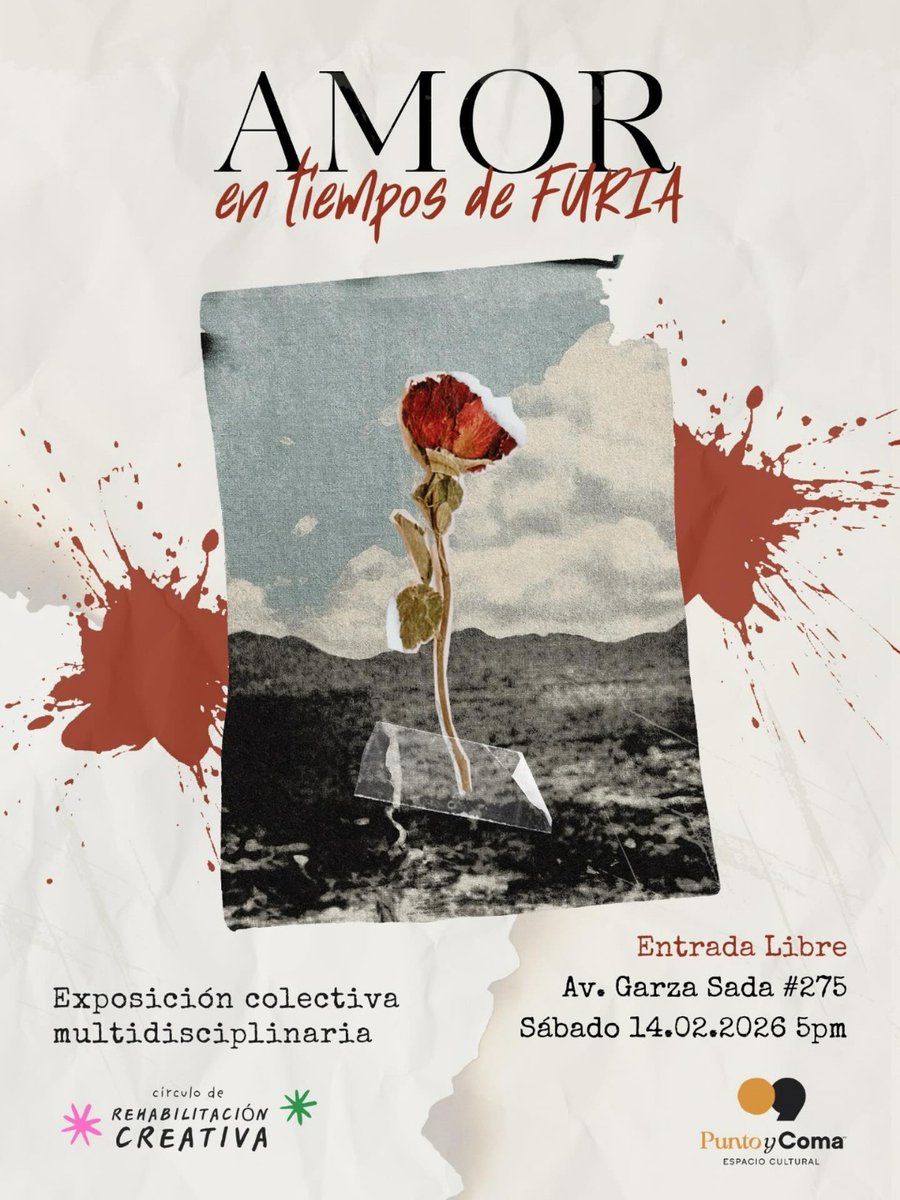 Te invitamos el 14 de febrero a partir de las 5 pm en Punto y coma, a nuestra fiesta multidisciplinaria: habrá lectura en voz alta, música y expo venta de obra gráfica, apoya a tus artistas locales y pasa un tiempo de diversión junto a nosotr@s.