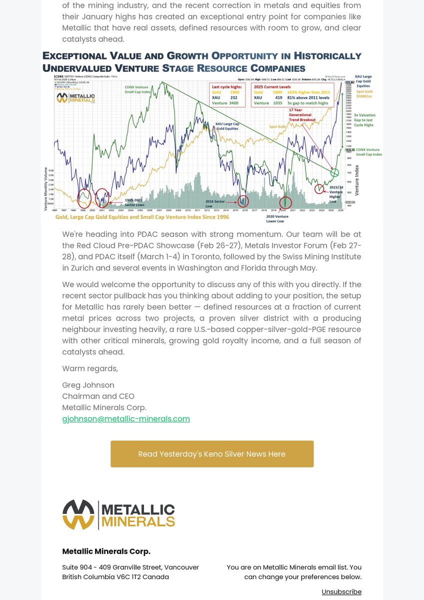 Metallic Minerals tweet media