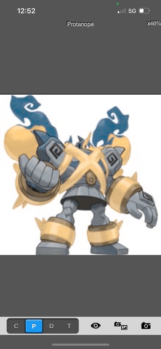 What Pokémon look like to me as a colorblind trainer part 469: Mega Golurk