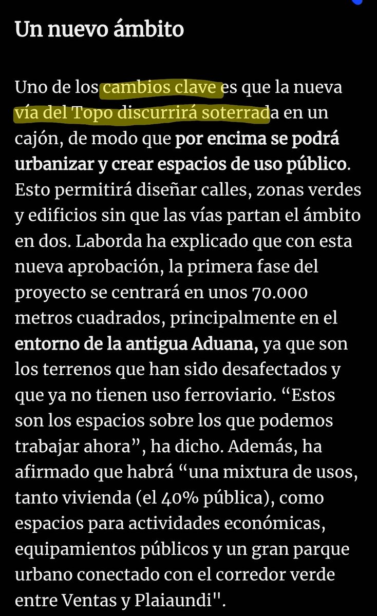 si se aprueba (creo yo) que podrian mover la estacion de kolon a zabaltza plaza