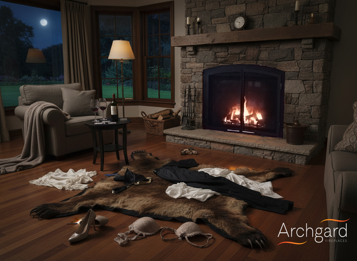 Archgard1's tweet photo. Happy Valentine's Day!

Oh the things our fires have seen 🙈- Don't worry, they aren't telling!

Fireplace: Sereno 41 w/ Grand Timber logs &amp; Hemlock Valley Arched front
See more: https://t.co/4NuUuT56If

#PassionForTheFire #ValentinesDay #CanadaMade #GasFireplace https://t.co/Lv8BQMh8PW