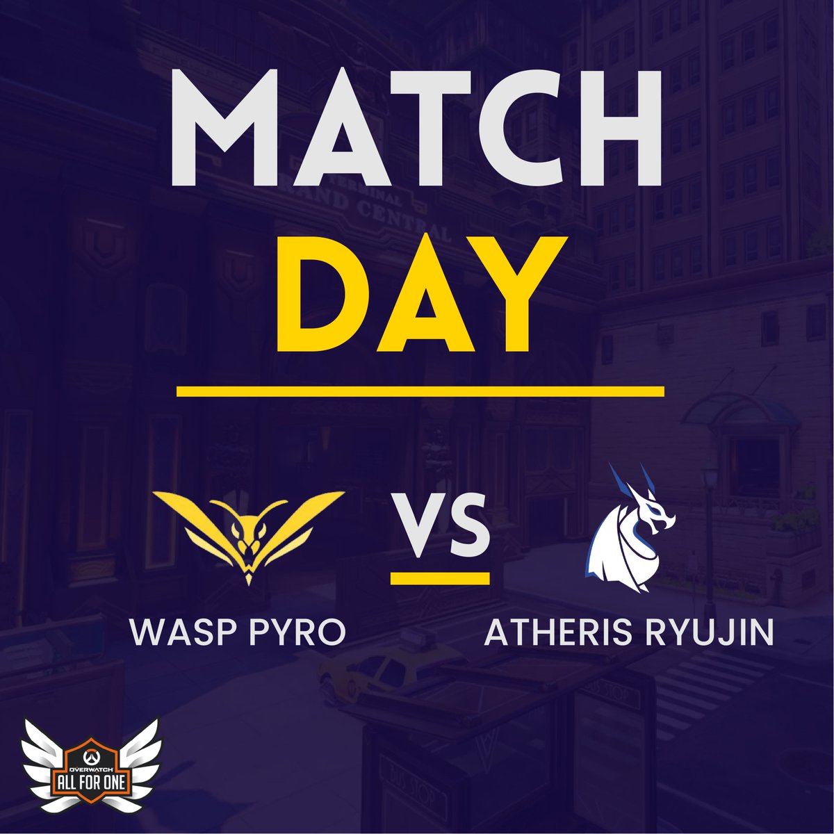 Ce soir, c'est match pour notre Wasp Pyro 🔥

Nous affronterons Atheris Ryujin ⚔️

Pour le <a href="/PlayAllForOneFR/">Overwatch AllForOne France</a> 

#OAFO2026 #GOWASP