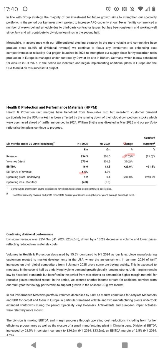 Riccardino999's tweet image. #synt $synt.l #synthomer

My take

Few issues with this company:

1)Margins.Turnover is nearly £2bn and they barely make £50m£ in operating profit

2) Debt.Interest payments on the 800m gross debt pile is £60m (you should already see the problem now)

This underperformance comes