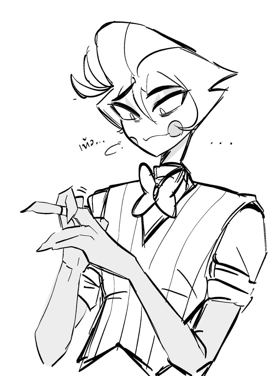 The way cared his ring
#HazbinHotelLucifer