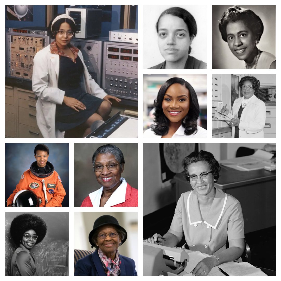 DrMayaAngelou's tweet photo. “I believe that every person is born with talent.” — Dr. Maya Angelou

On Women &amp; Girls in Science Day, during Black History Month, we honor Black women whose brilliance — from NASA to medicine —reshaped our world.

#BlackWomenInSTEM #BlackHistoryMonth https://t.co/2kAT43Q08i