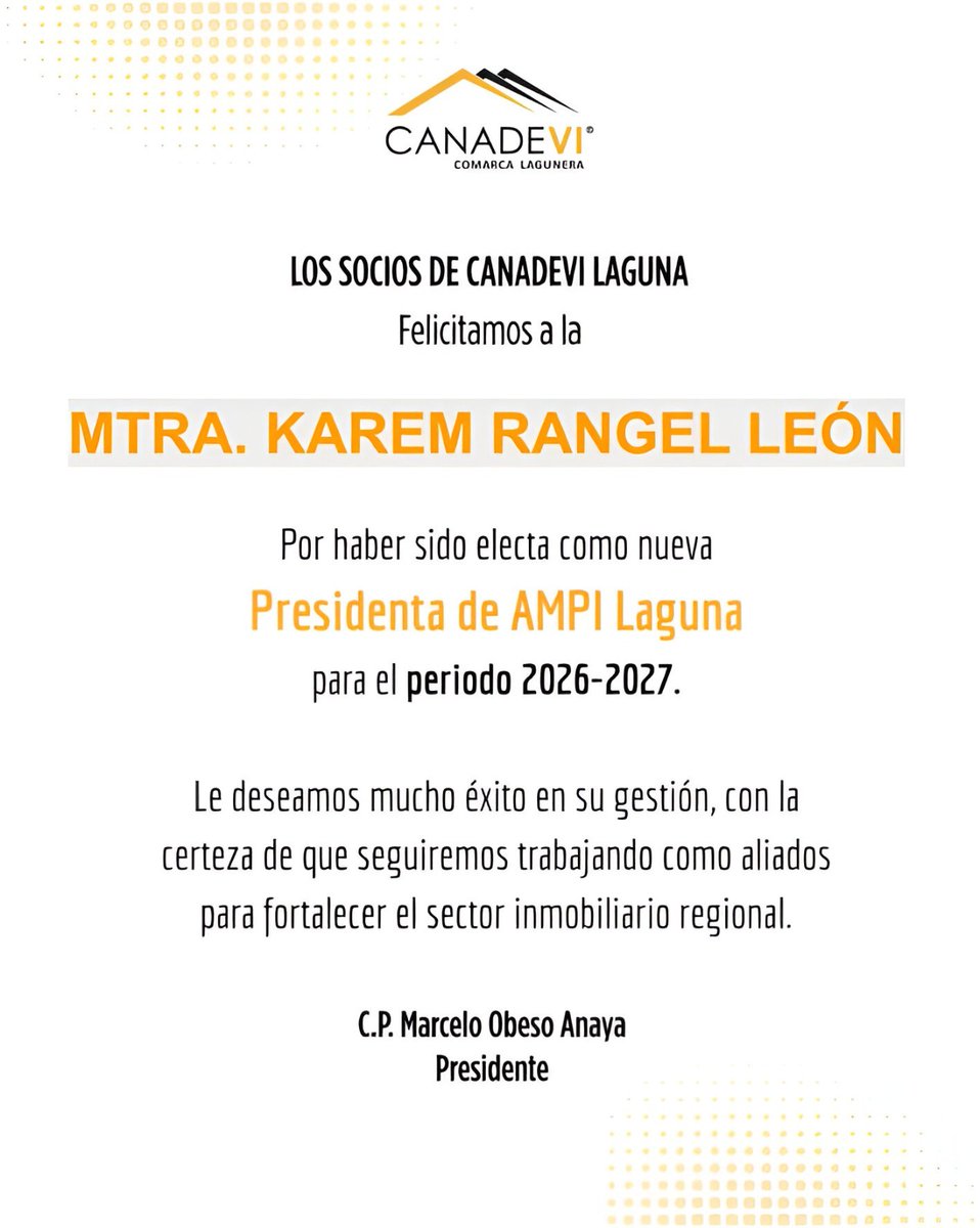 Enhorabuena, Maestra Karem Rangel León. <a href="/ampimexico/">AMPI México</a>