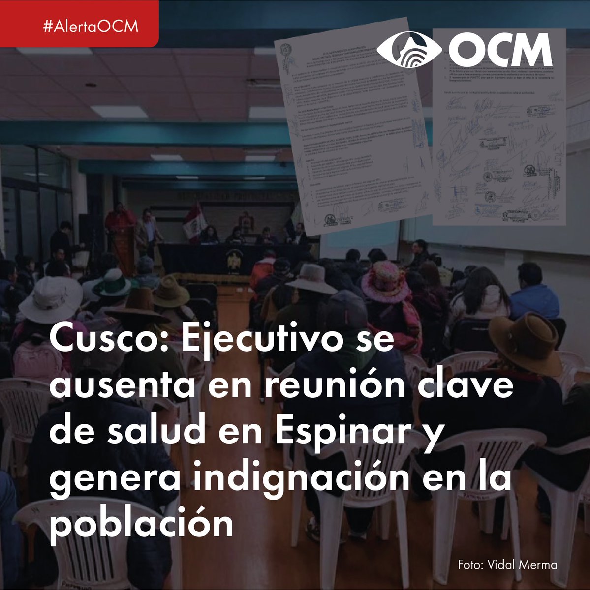 🔴Alerta OCM | Mientras la contaminación sigue afectando la salud de miles de familias, el Ejecutivo vuelve a ausentarse en Espinar, dejando sin respuestas a una de las crisis ambientales más graves del sur del país.
⏩Lee más aquí: goo.su/2khdR
