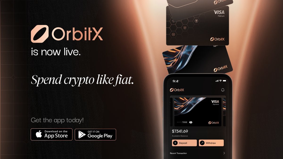 💳  <a href="/OrbitX_Pay/">OrbitX</a> is shipping real Web3 money moves.

Premium VISA crypto card (self-custodial, Apple/Google Pay ready).

Borderless banking with named USD accounts, your identity stays intact.
Instant global payouts. ✅

Earn, stake, send, and spend stablecoins in one app.

No