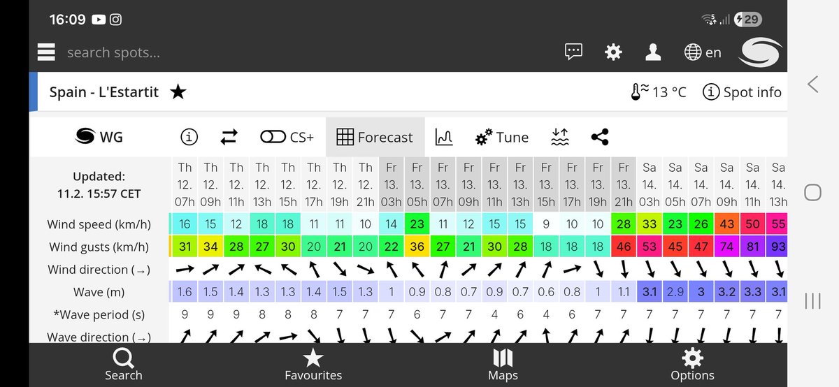 jmplacoll's tweet photo. @marc_al_ma @SeguimlaMeteo Demà amb 30km/h tot tancat, dissabte amb 90km/h tot ok!!! https://t.co/lovnWO0gh3