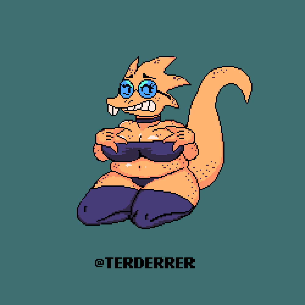 Alphys from #undertale

#pixelart
