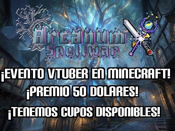 🎮🔥 **Evento Masivo de Minecraft con Premio de $50 USD** 🔥🎮

Nos sobraron cupos para un evento enorme que estamos organizando… ¿Quieres participar? 👀

🗓️ Inicio: **15 de febrero**
⏳ Duración: **2 semanas**
👥 Cupos disponibles: **25 jugadores**
🖥️ Servidor dedicado al