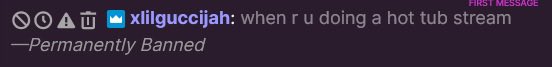 I will absolutely do a hot tub stream 

When your mom goes back in time and swallows you instead! 💜