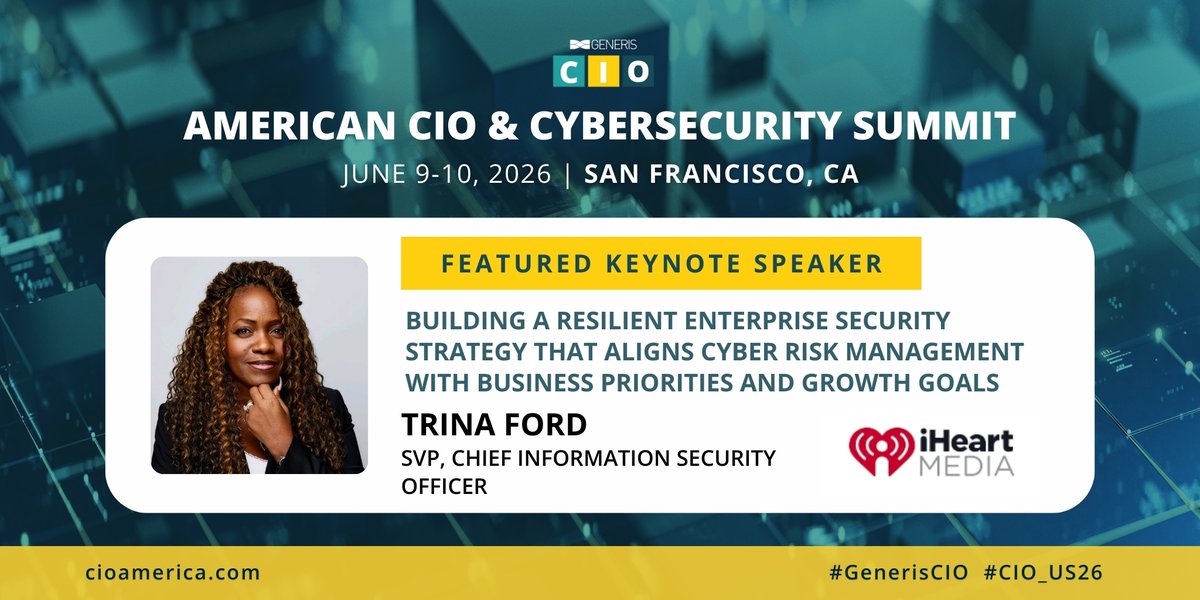 CIO & Cybersecurity America tweet media