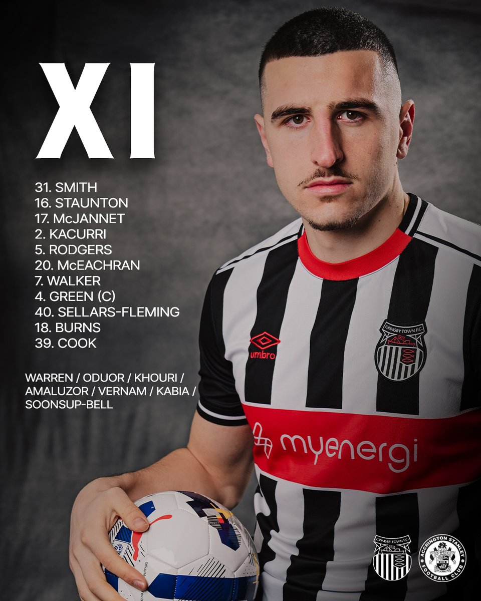 officialgtfc's tweet photo. Tonight's Town XI! 

#GTFC https://t.co/QN07NGxGp5