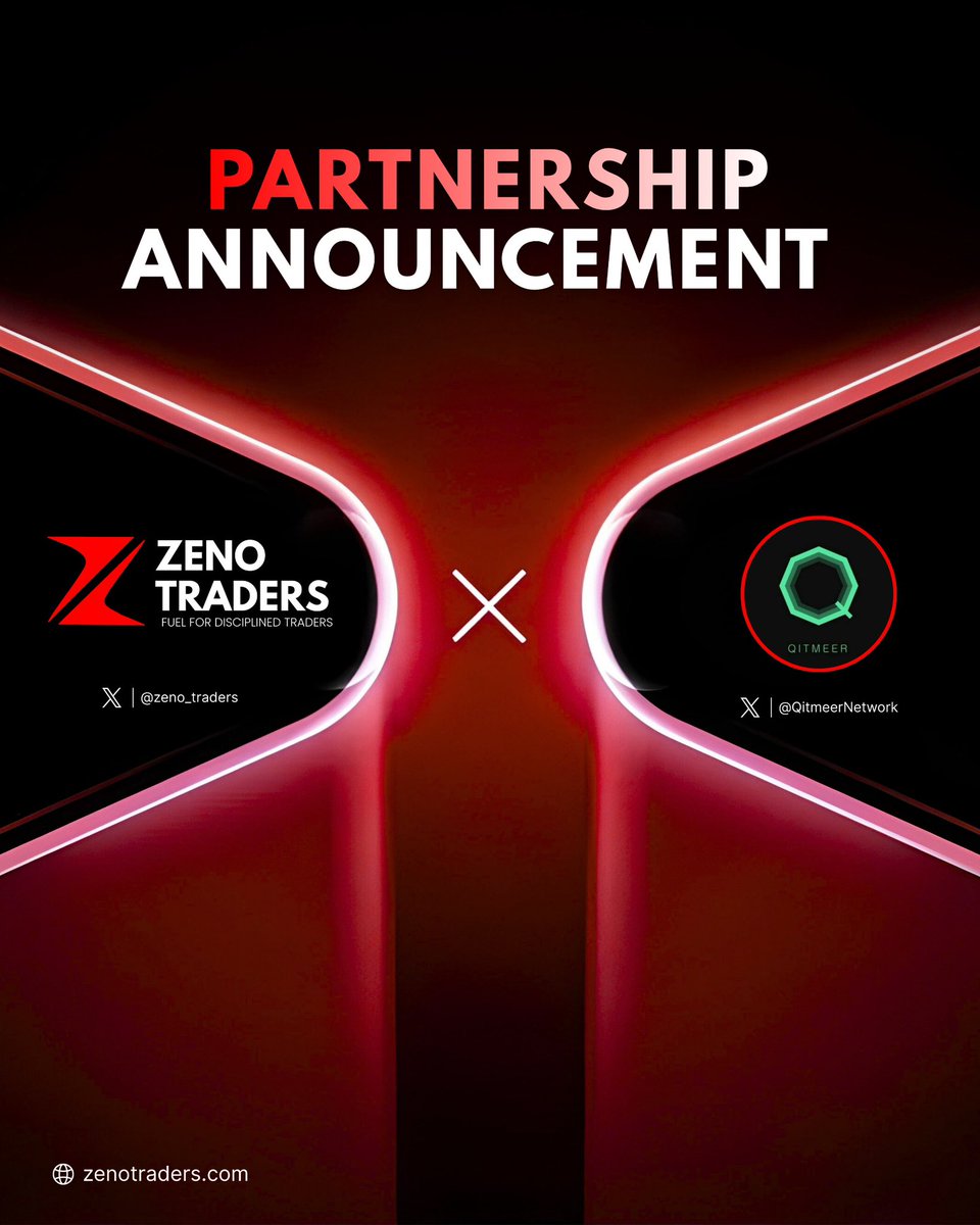 📢 Partnership Announcement 🚀

🌟 Zeno Traders × Qitmeer Network 🌟

We’re excited to announce a strategic partnership between <a href="/zeno_traders/">Zeno Traders</a> and <a href="/QitmeerNetwork/">Qitmeer Network</a> 

What this partnership represents:

💹 Zeno Traders is redefining crypto prop trading as the world’s first