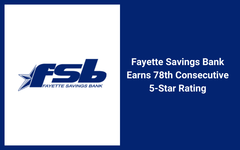 FPSGOLD's tweet photo. Join us in congratulating Fayette Savings Bank on earning a 5-Star Superior rating from BauerFinancial for the 78th consecutive quarter.

We’re proud to support such a strong, community-focused institution. Congratulations, FSB, and thank you for your continued partnership. https://t.co/jxXsduSpzG
