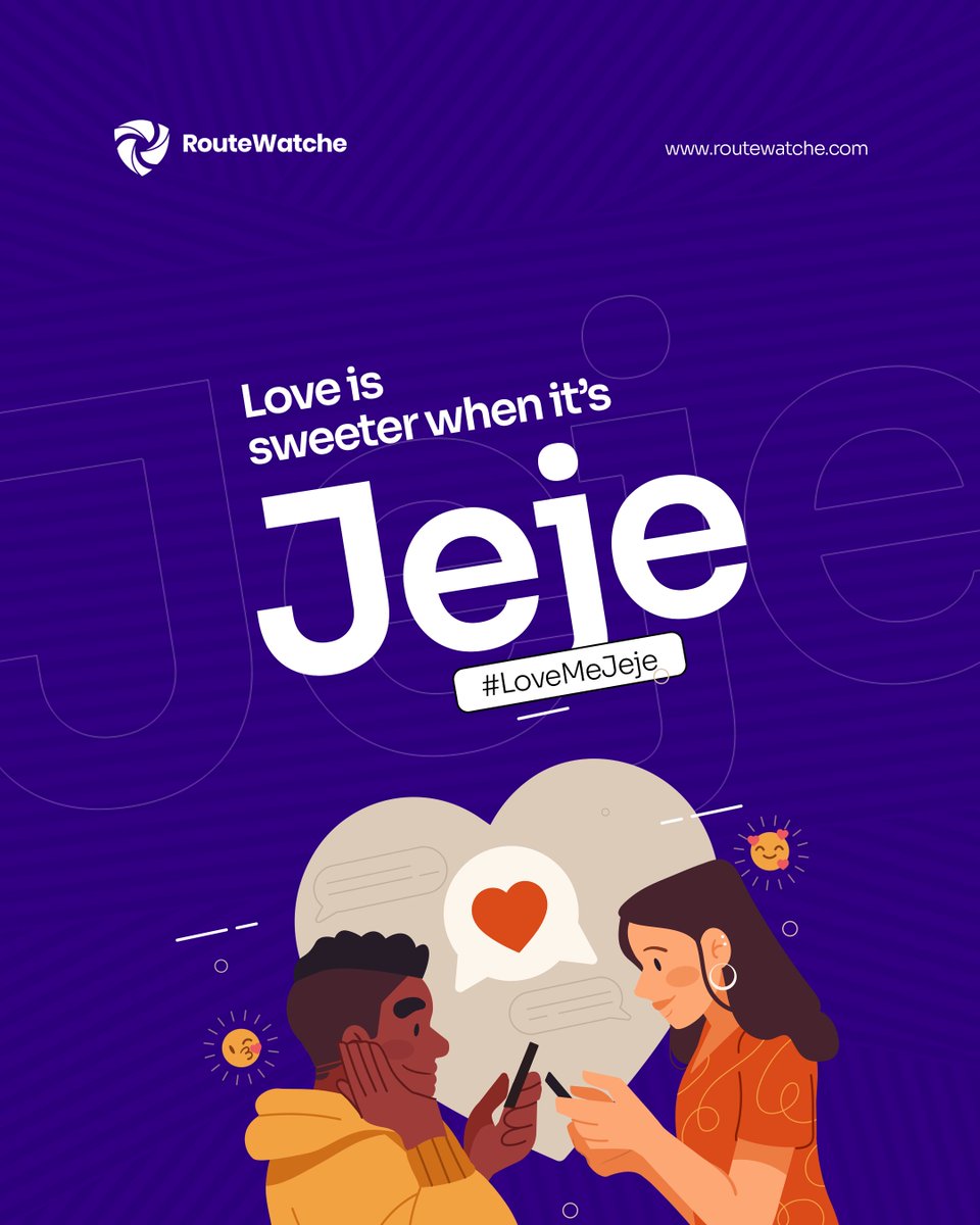 RouteWatche's tweet photo. This February, we aren't just celebrating love; we’re celebrating #LoveMeJeje. No rush, no risks, just pure, safe, and intentional vibes. From the classics to the new wave, gentle love never goes out of style.

Are you ready for a safe Valentine's Day? 

 #LoveMeJeje guide. ✨ https://t.co/Mns0o4fVrc