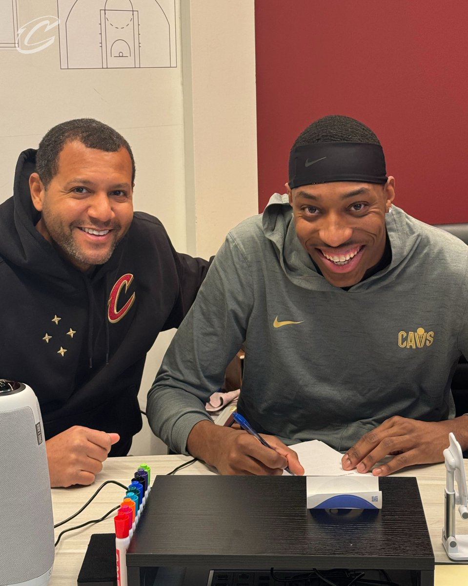 cavs's tweet image. 🤩 Signed, sealed, OFFICIAL! #LetEmKnow