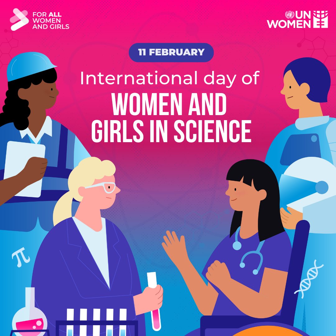 #WomenInScience make the world better 💙

On the International Day of Women and Girls in Science, let’s ensure every mind has the chance to shape a shared future #ForAllWomenAndGirls.