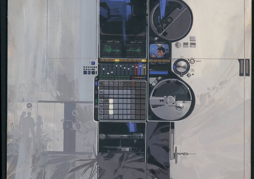 In 1970, Syd Mead designed and painted Wonder Wall for <a href="/Playboy/">Playboy</a> magazine, an editorial imagining modern media systems integrated seamlessly into the home.

The images move from the final proposed composition into variations exploring the environment and its details. One version