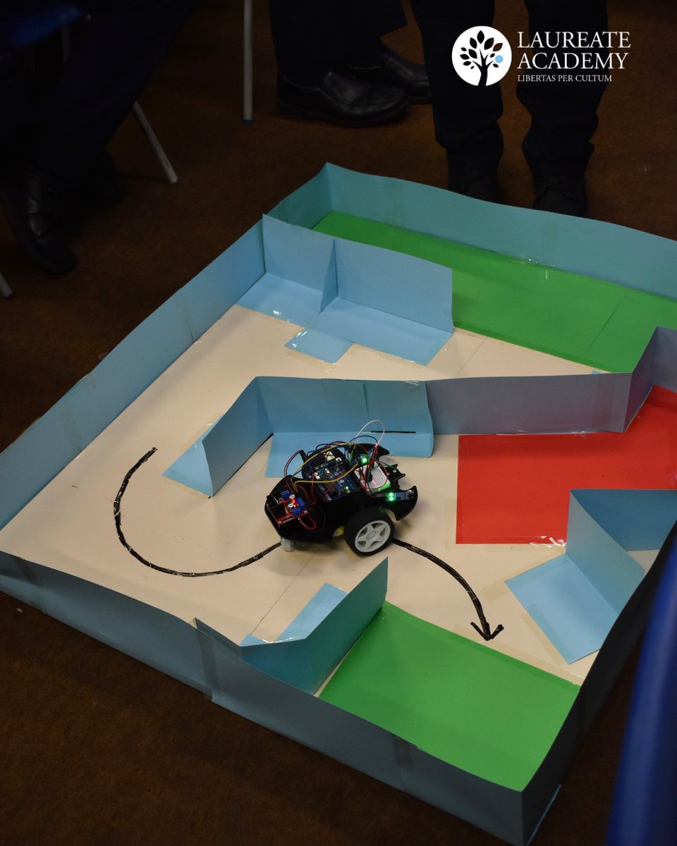 AcademyLaureate's tweet photo. A big day in STEM Club! 🤖 Students took on a timed maze challenge with the cars they’ve been building this term. 🚗💨
Congrats to Chi‑Wai who set a new record with a 60‑second run! ⏱️🔥
Well done to all the students — brilliant work!
#STEM #STEMClub #FutureEngineers https://t.co/r45DiRAnOX