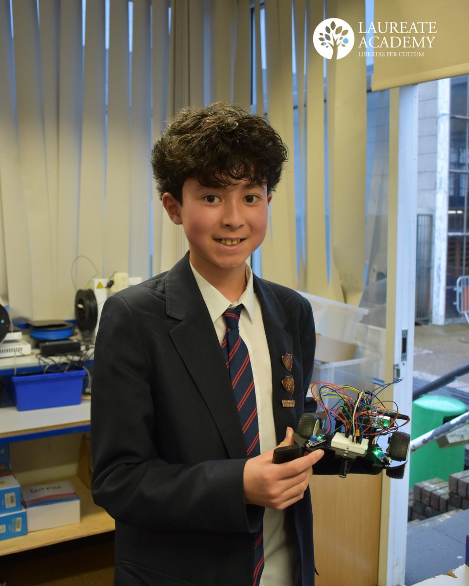 AcademyLaureate's tweet photo. A big day in STEM Club! 🤖 Students took on a timed maze challenge with the cars they’ve been building this term. 🚗💨
Congrats to Chi‑Wai who set a new record with a 60‑second run! ⏱️🔥
Well done to all the students — brilliant work!
#STEM #STEMClub #FutureEngineers https://t.co/r45DiRAnOX