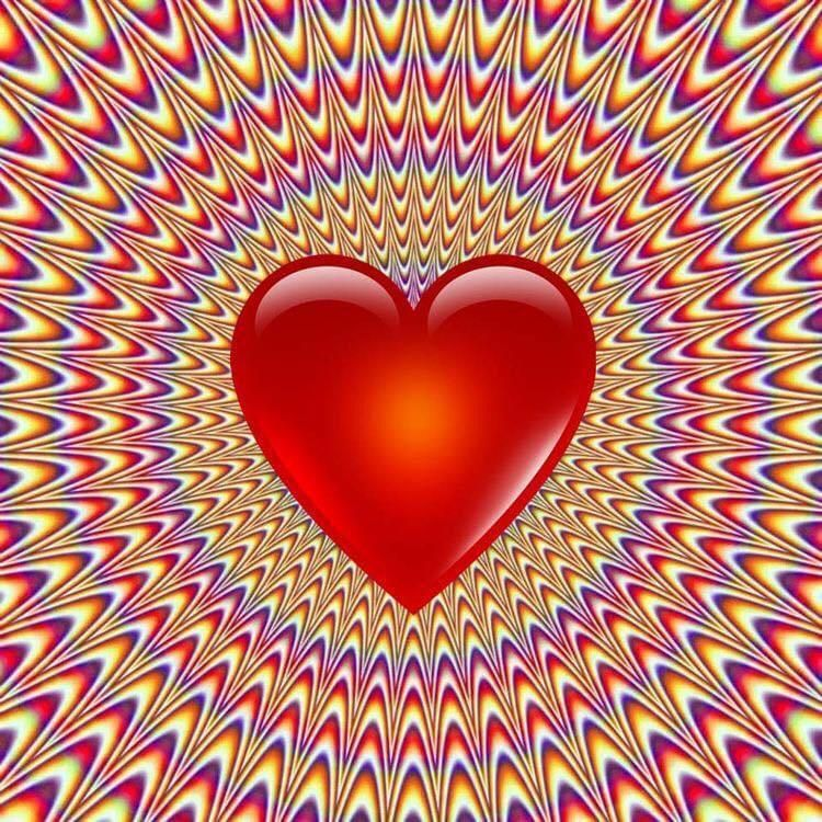Valentine's Day is almost here. Send this to someone who makes your heart beat! #illusion