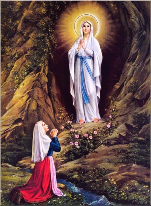 wugil's tweet photo. Our Lady has remained in Lourdes spiritually to make it a sign, a revelation of the Kingdom of Heaven among us for our very turbulent times… A unique Haven of Peace. Fundamental to Lourdes is this prayer: the Holy Rosary.
Our Lady of Lourdes ! Pray for us! https://t.co/3Gq9uKboEw
