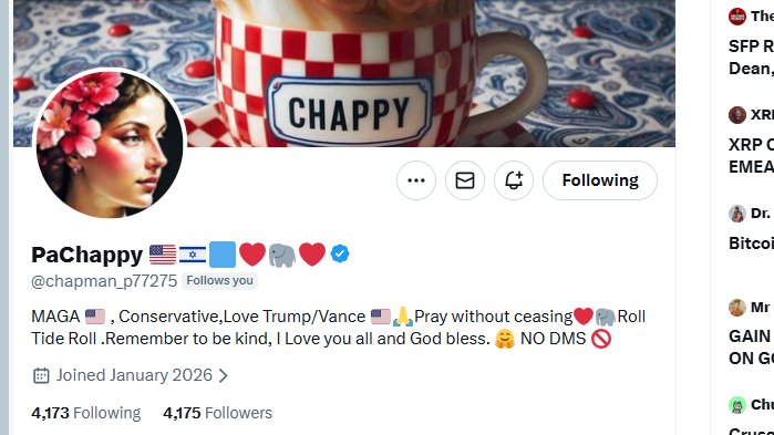 My friends, <a href="/chapman_p77275/">PaChappy 🇺🇲🇮🇱🟦❤️🐘❤️</a> lost her account with over 85k followers and that's truly devastating! Let's all help her to rebuild and show her some love.  Repost please to keep this going. Let's roll! 🇺🇸❤️