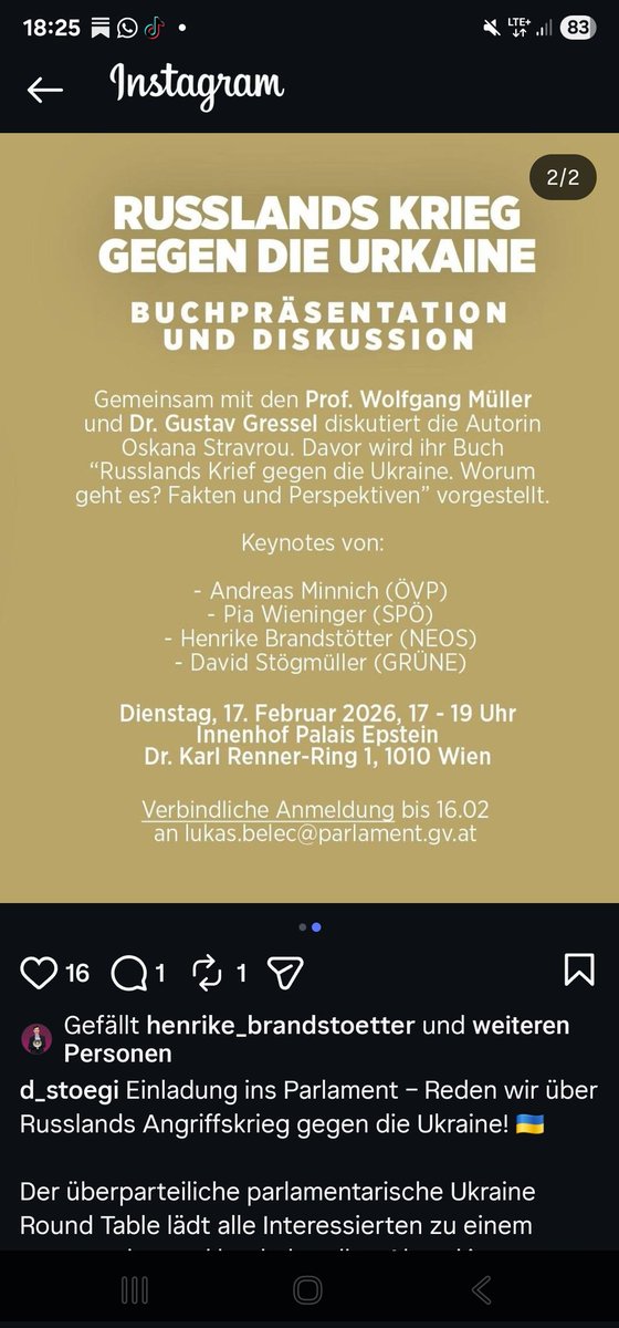 GunterFehlinger's tweet image. Next week in Austrian Parliament
Book presentation #ProUkraine