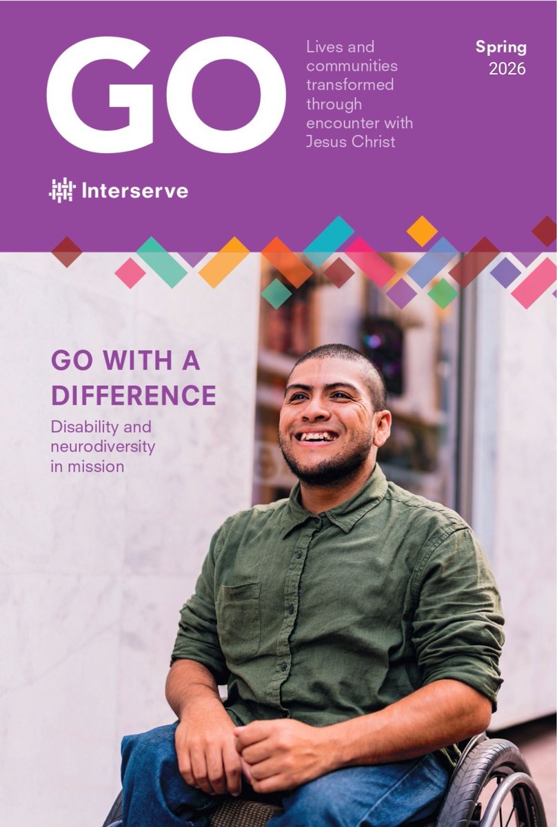Our next GO magazine is coming soon! The upcoming edition focuses on disability and neurodiversity in mission - sign up now to receive your copy by post or email: interserve.org.uk/go