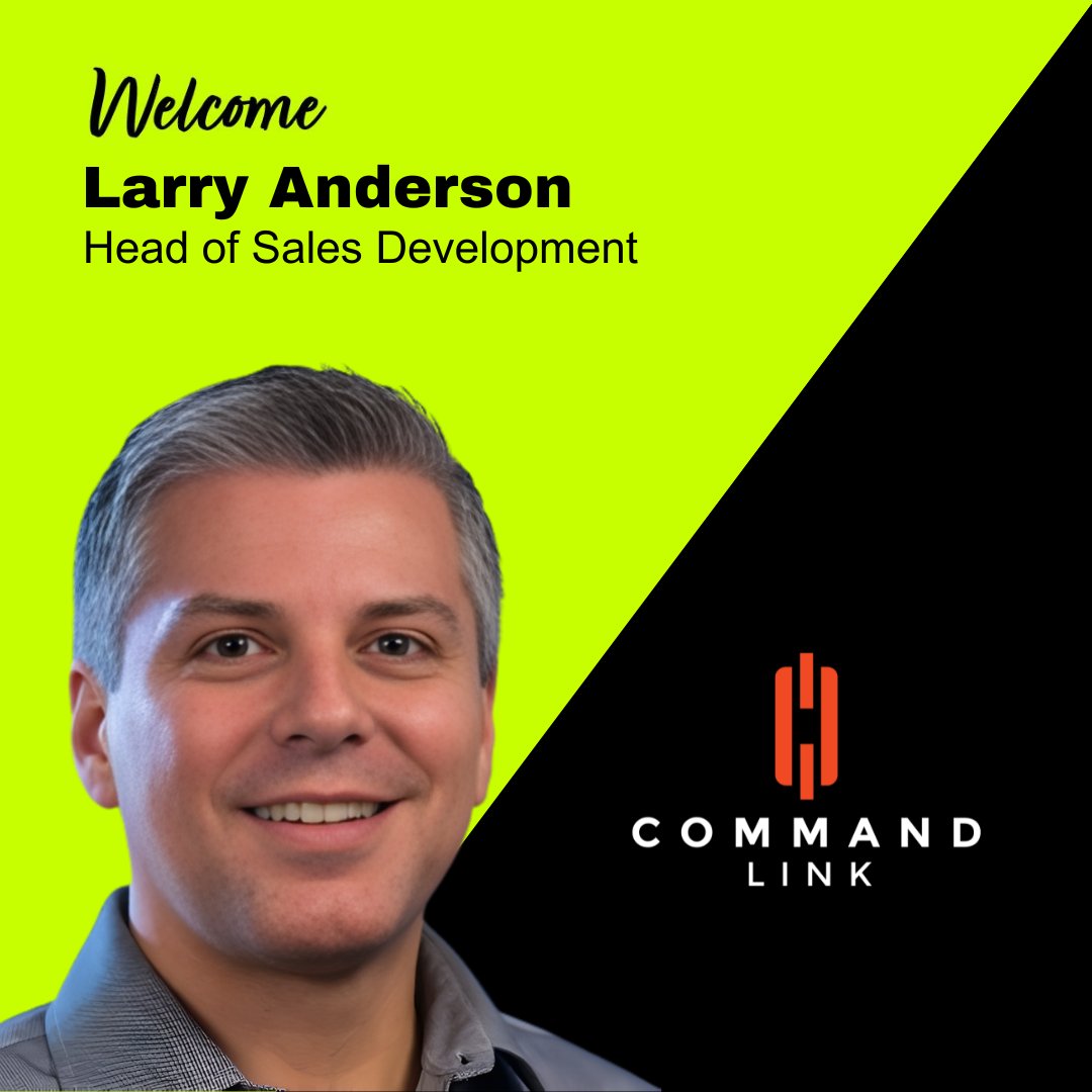 CommandLink's tweet photo. We’re thrilled to announce Larry Anderson as our new Head of Sales Development! 🚀

Larry brings 15+ years of experience building and leading high-performing global sales development teams, most recently serving as Senior Director of Global Sales Development at ServiceNow.

Please join me in welcoming Larry to the CommandLink family!