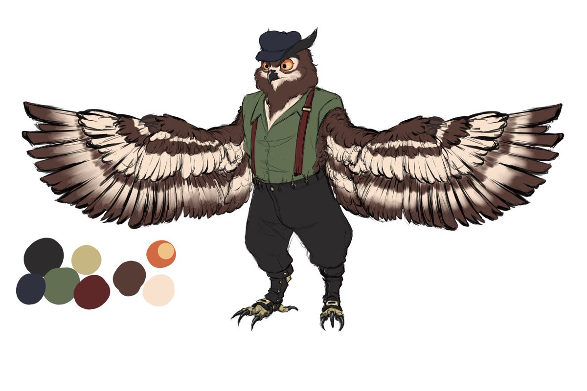 Recuerdo una vez que en una clase de diseño de personajes y entornos nos hicieron hacer una fursona...

este fue el resultado