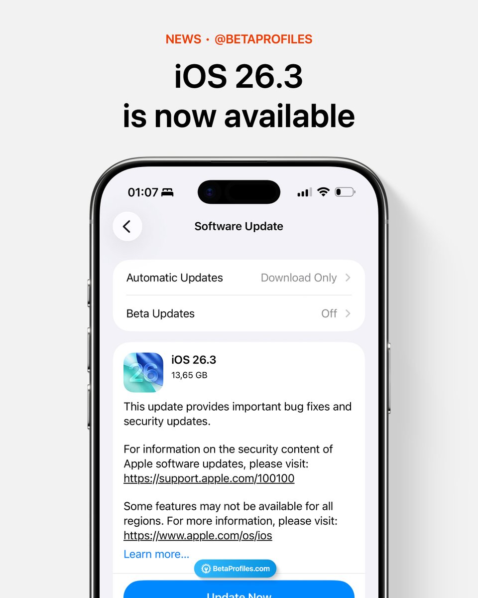 Beta Profiles tweet media