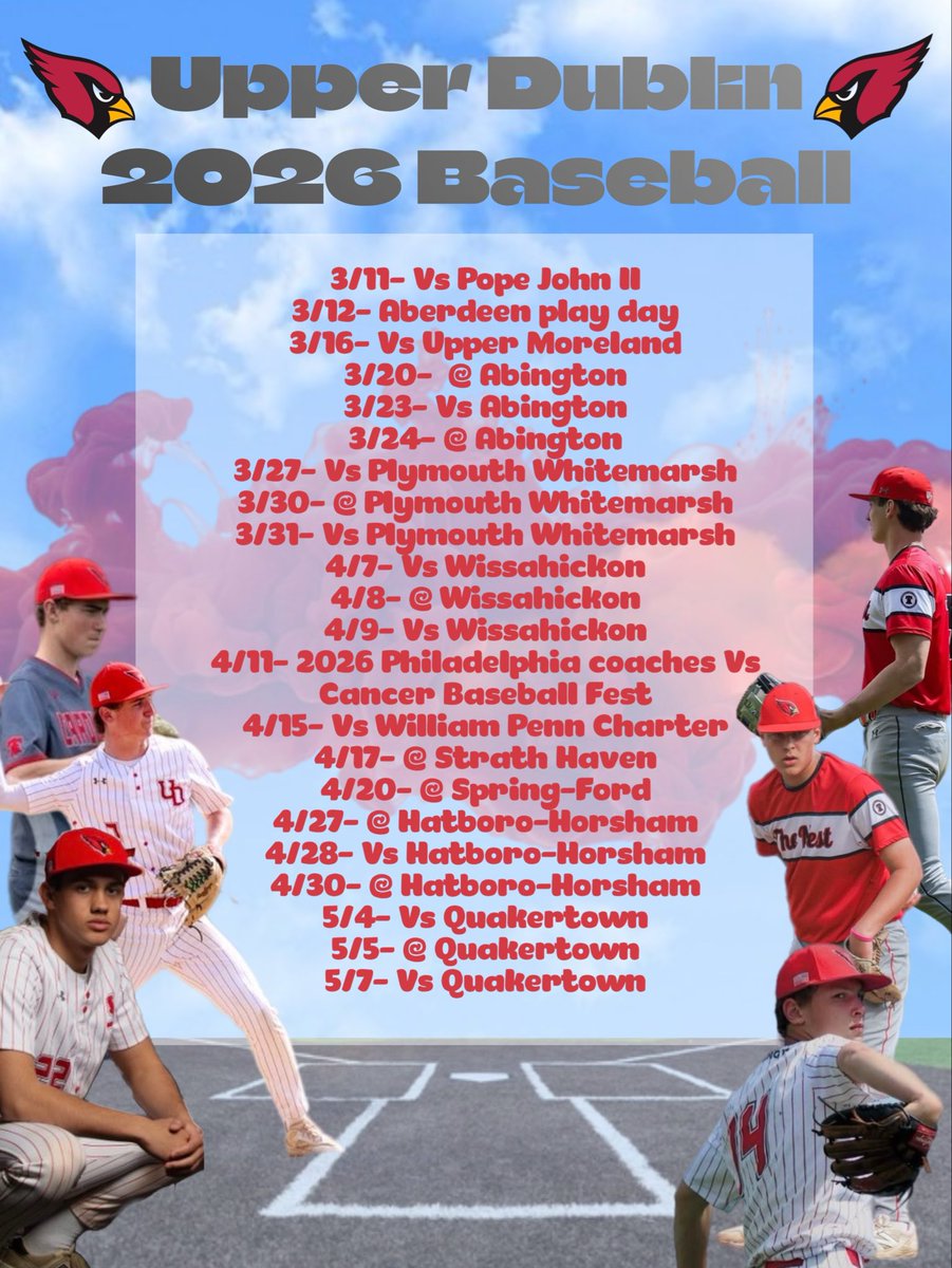Upper Dublin HS Baseball tweet media