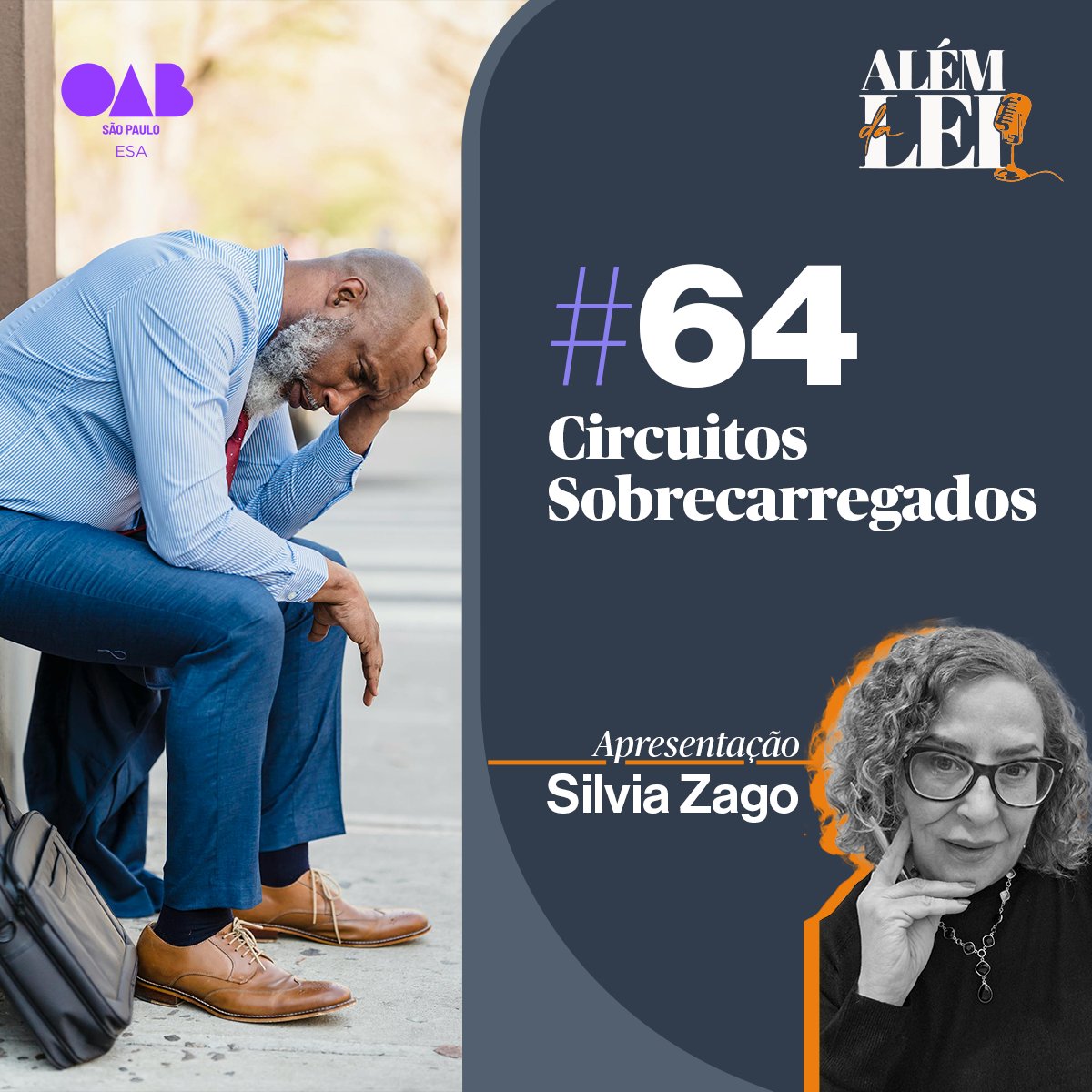 Você faz muito, mas avança pouco? 🤔

Hoje no Além da Lei, Silvia Zago fala sobre circuitos sobrecarregados: exaustão mental, excesso de estímulos e atenção drenada no mundo hiperconectado.🤯

Não é falta de produtividade. É excesso de ruído.🎙️⚖️

🎧Ouça:  acesse.one/GIeLF
