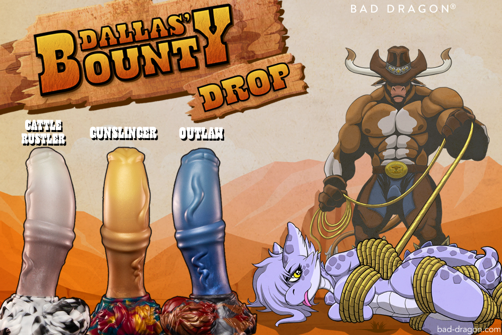 Dallas is arriving in an hour, and he doesn't do small talk and has zero interest in taking things slow. You think you can handle this bull? 

bad-dragon.com/products/dalla…