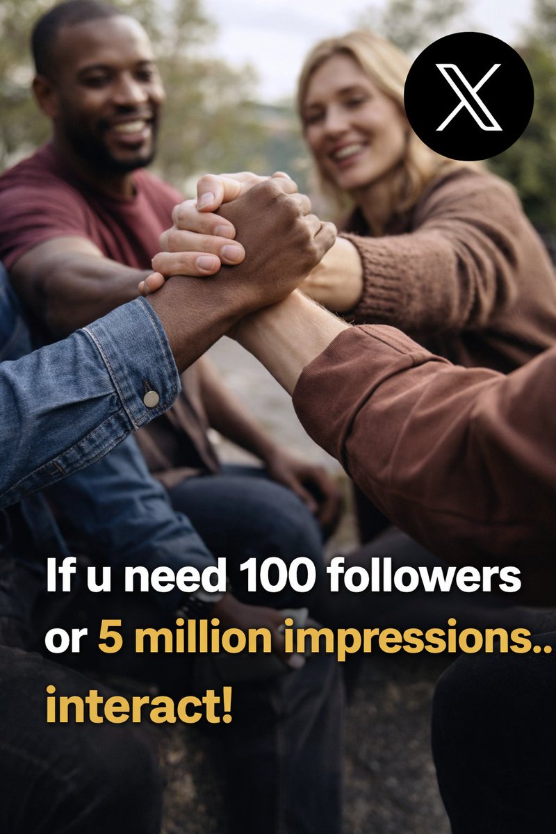 If you need 100 followers or 5 million impressions 🚀  
Interact below 👇  
Let’s grow together 🤝
<a href="/AshaAmbedkar/">Asha Ambedkar 🇮🇳</a> <a href="/TheJonyVerma/">Adv Jony Ambedkarwadi 🇮🇳</a>