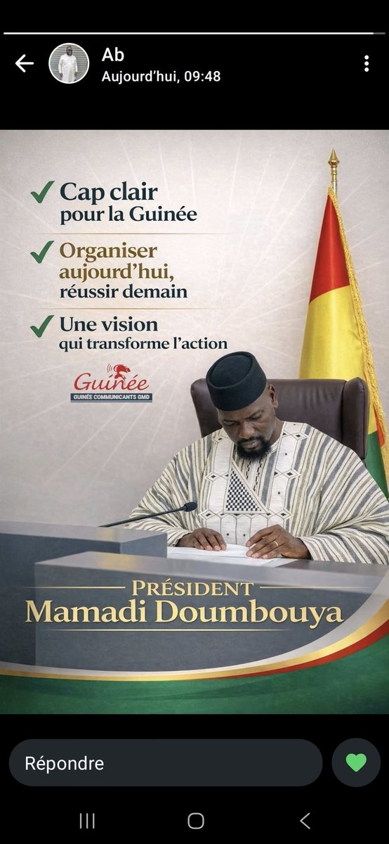 La batisseur <a href="/presi_doumbouya/">Président Mamadi Doumbouya</a> 
<a href="/Presidence_gn/">Présidence de la Guinée</a>