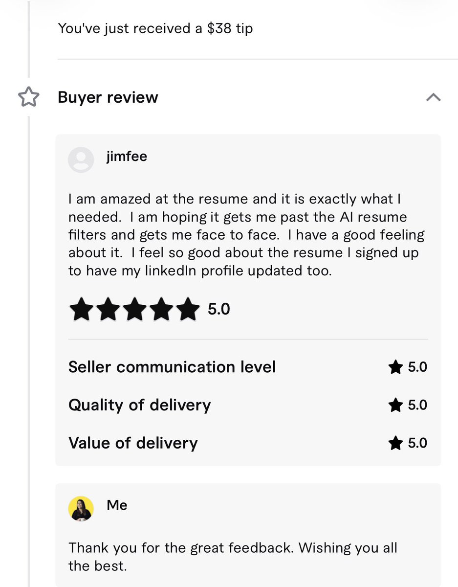 abida_resume's tweet photo. The screenshots speak for themselves 

These results came from clarity, consistency, and a resume built for today’s hiring systems.

If you’re doing everything right and still not getting callbacks, 
your resume may just need a smarter translation.

💬 Comment “ATS”. https://t.co/t6HyULHdKO